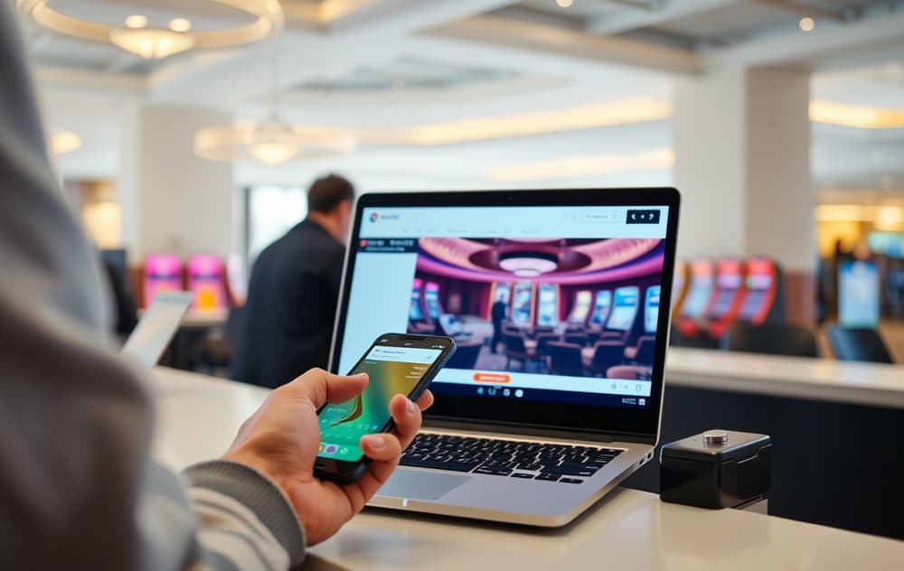 Norsk spiller som overfører penger med bankoverføring på casino.