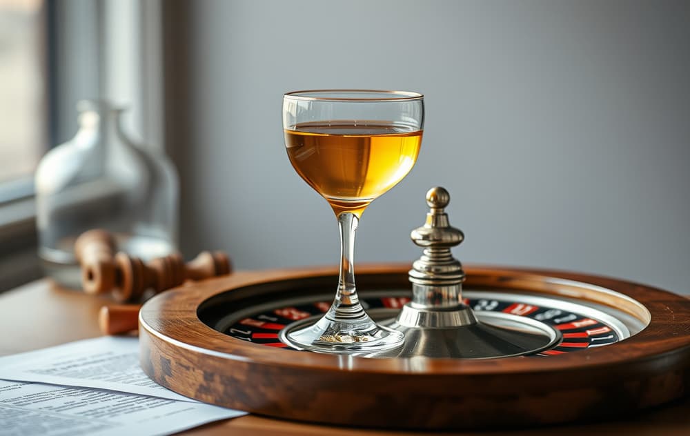 Nærlesing av bonusvilkår med roulette-sjetong i bakgrunnen